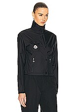 Moncler Lico Jacket in Black, view 3, click to view large image.