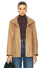 Moncler Ilo Field Jacket in Cocoa Cream, view 1, click to view large image.