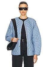Moncler Corinto Jacket in Blue, view 2, click to view large image.