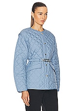 Moncler Corinto Jacket in Blue, view 3, click to view large image.