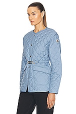 Moncler Corinto Jacket in Blue, view 4, click to view large image.