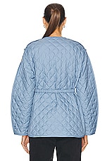 Moncler Corinto Jacket in Blue, view 5, click to view large image.