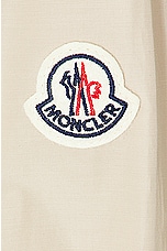 Moncler Leda Short Parka in Beige, view 7, click to view large image.