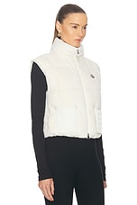 Moncler Arques Vest in White, view 3, click to view large image.