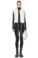 Moncler Arques Vest in White, view 6, click to view large image.