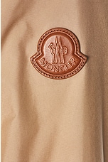 Moncler Barbentane Trench in Pink Taupe, view 6, click to view large image.