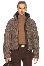 Moncler Seboune Jacket in Beige, view 1, click to view large image.