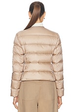 Moncler Laurine Jacket in Faded Beige, view 5, click to view large image.