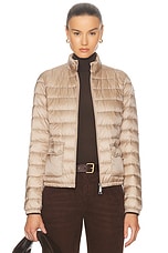 Moncler Lans Jacket in Faded Beige, view 1, click to view large image.