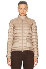 Moncler Lans Jacket in Faded Beige, view 2, click to view large image.