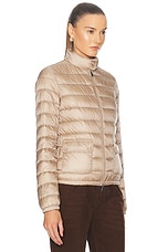 Moncler Lans Jacket in Faded Beige, view 3, click to view large image.