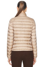 Moncler Lans Jacket in Faded Beige, view 5, click to view large image.