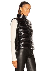 Moncler Ghany Gilet Vest in Black, view 3, click to view large image.