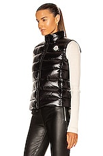Moncler Ghany Gilet Vest in Black, view 4, click to view large image.