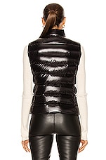 Moncler Ghany Gilet Vest in Black, view 5, click to view large image.