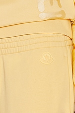 Moncler Wide Leg Sweatpant in Yellow, view 6, click to view large image.