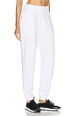Moncler Logo Degrade Jogger In White in White, view 2, click to view large image.
