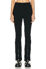 Moncler Knit Pant in Black, view 1, click to view large image.