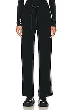 Moncler Drawstring Pant in Black, view 2, click to view large image.