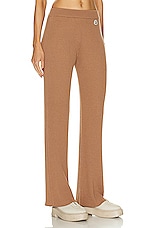 Moncler Knit Pant in Camel, view 2, click to view large image.