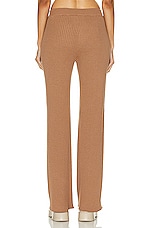 Moncler Knit Pant in Camel, view 3, click to view large image.