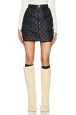 Moncler Mini Skirt in Black, view 1, click to view large image.