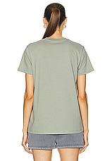 Moncler Short Sleeve T-shirt in Russian Olive, view 4, click to view large image.