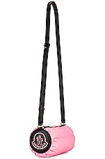 Moncler Keoni Cross Body Bag in Pink, view 4, click to view large image.