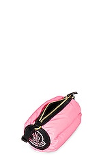 Moncler Keoni Cross Body Bag in Pink, view 5, click to view large image.