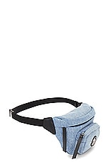 Moncler Felicie Belt Bag in Light Blue, view 5, click to view large image.