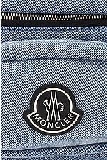 Moncler Felicie Belt Bag in Light Blue, view 7, click to view large image.