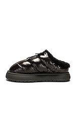 Moncler Gaia Slide in Black, view 5, click to view large image.