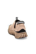 Moncler Apres Trail Low Top Sneaker in Beige, view 3, click to view large image.
