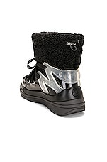 Moncler Insolux M Snow Boot in Black, view 3, click to view large image.