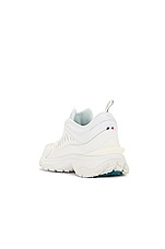 Moncler Trailgrip Lite Low Top Sneaker in White, view 3, click to view large image.