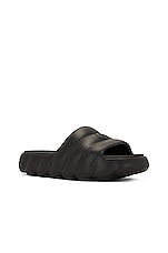 Moncler Lilo Slide in Black, view 2, click to view large image.
