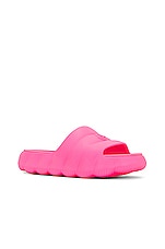 Moncler Lilo Slide in Pink, view 2, click to view large image.