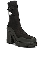 Moncler Splora Pocket Ankle Boot in Black, view 2, click to view large image.
