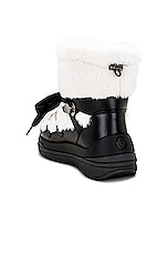 Moncler Insolux Snow Boot in Grey Metallic, view 3, click to view large image.