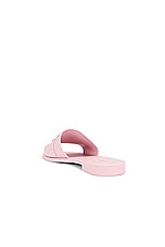 Moncler Mon Slide in Pink, view 3, click to view large image.