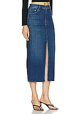 MOTHER The Reverse Pencil Pusher Skirt in Hue Are You?, view 2, click to view large image.