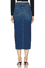 MOTHER The Reverse Pencil Pusher Skirt in Hue Are You?, view 3, click to view large image.