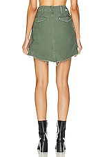 MOTHER The G.I. Jane Mini Skirt in On The Double, view 4, click to view large image.