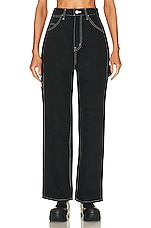 Moussy Vintage Tecolote Painter Pant in Black, view 1, click to view large image.