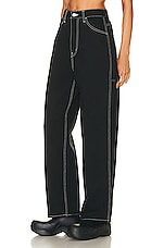 Moussy Vintage Tecolote Painter Pant in Black, view 3, click to view large image.