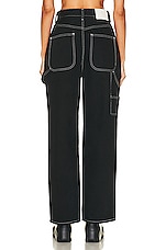 Moussy Vintage Tecolote Painter Pant in Black, view 4, click to view large image.