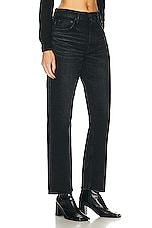 Moussy Vintage Murrieta Wide Straight Leg in Black, view 2, click to view large image.