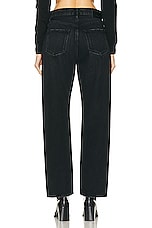 Moussy Vintage Murrieta Wide Straight Leg in Black, view 3, click to view large image.