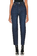Moussy Vintage Toolville Carrot Pant in Dark Blue, view 1, click to view large image.