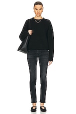 Moussy Vintage Bissell Skinny in Black, view 4, click to view large image.